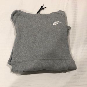 Heather Grey nike hoodie size medium